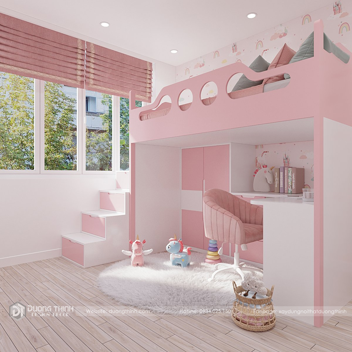 thiết kế không gian phòng ngủ cho bé; mẫu phòng ngủ đẹp cho trẻ nhỏ; mẫu không gian phòng ngủ hoàn hảo cho bé yêu