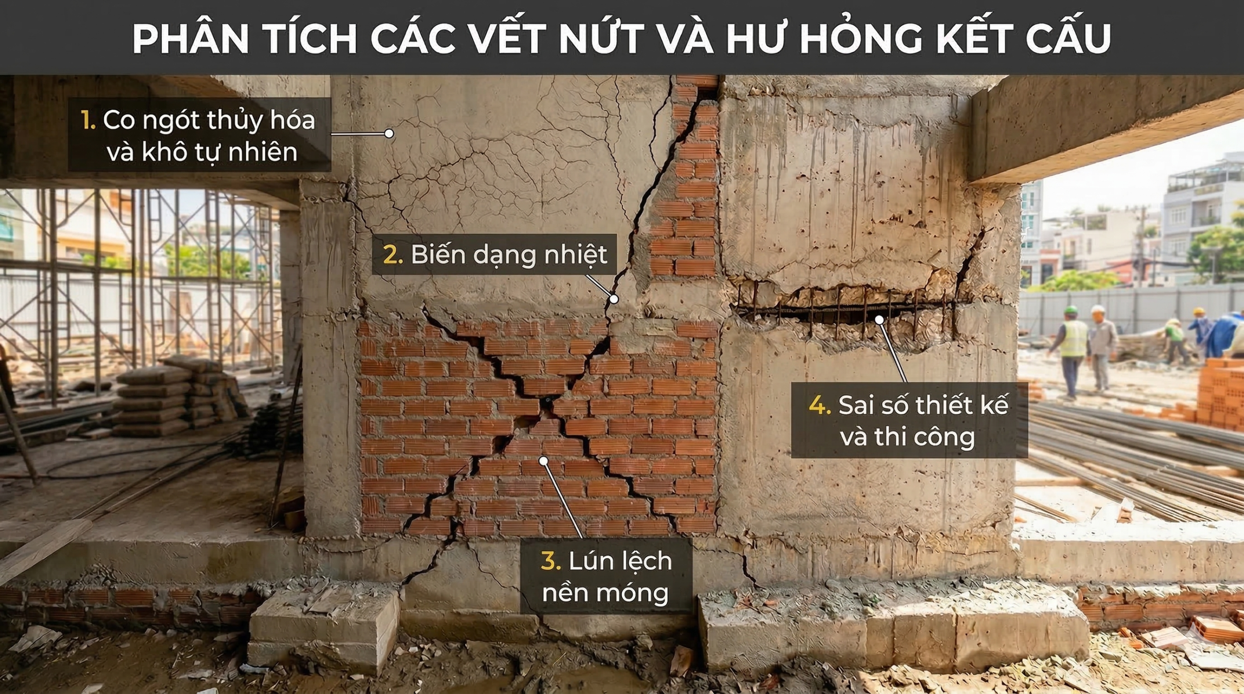 Kiểm tra và xử lý vết nứt 