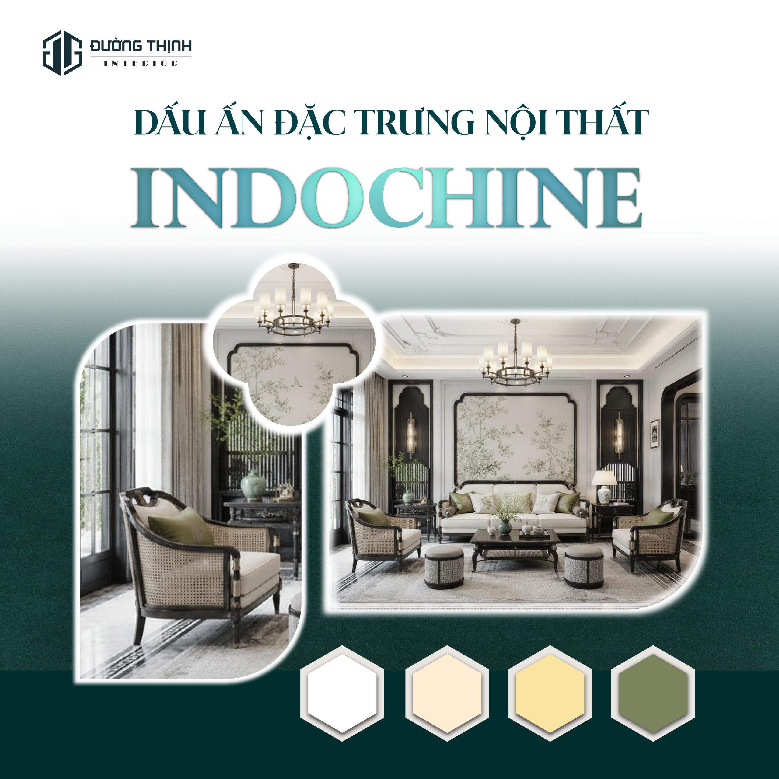 nội thất phong cách indochine