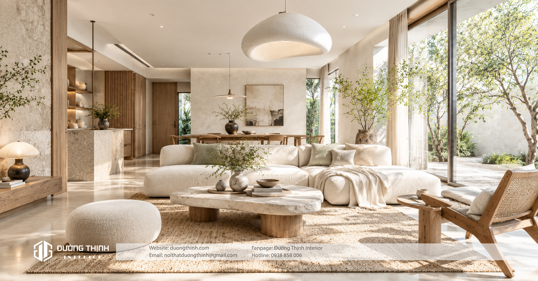 nội thất phong cách wabi sabi