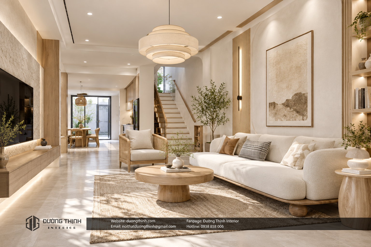 nội thất phong cách wabi sabi