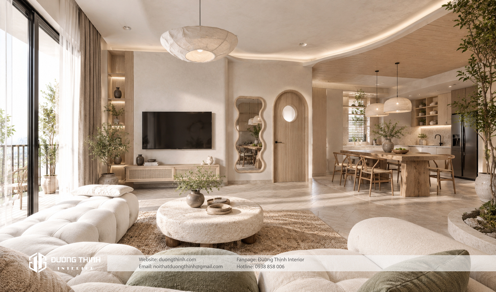 nội thất phong cách wabi sabi
